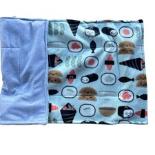 Guinea Pig Fleece Cage Liner 24” x 47” Midwest Sushi Gray Washable Reusable