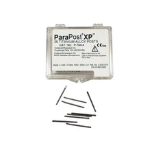 Coltene Whaledent P784-4 ParaPost XP Titanium Alloy Posts .040" Yellow 10/Pk