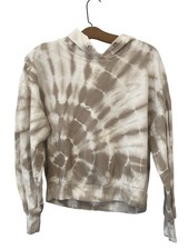 Z Supply Hoodie Size XS Eva Spiral Tie Dye Cotton Lounge Comfy Pullover Relaxed