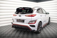 Spoiler CAP FüR Hyundai Kona N Mk1 Heckspoiler Dachspoiler Schwarz