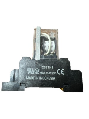 OMRON LY2-DC12 General Purpose Relay, 24 VDC, 10A, 8Pins With Base
