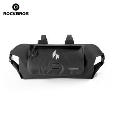 ROCKBROS Bicycle Handlebar Bag Waterproof Front Tube Bag MTB Bike 8L Storage Bag