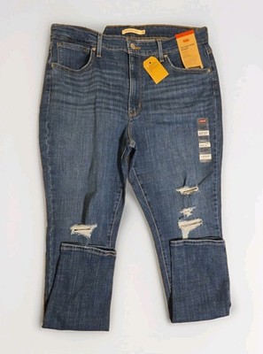 LEVIS 721 HIGH-RISE SKINNY 18 MEDIUM 34W 30 L WOMENS JEANS NWT