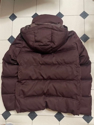 STUDIOUS x ZANTER Purple Down Jacket Men's Size 3/L Cleaned Condition image 2
