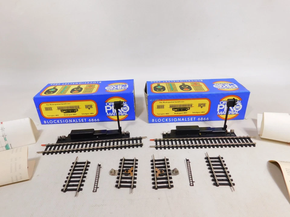2x Piko VEB DDR Sonneberg H0 DC 6866 Blocksignalset Signale 16V ac OVP #DX500-1 - Bild 4 von 4