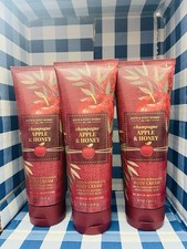 Bath  Body Works CHAMPAGNE APPLE  HONEY Ultimate Hydration Body Cream 8oz X 3
