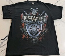 Vintage 1997 Testament Demonic World Tour Double Sided T Shirt Large Metal