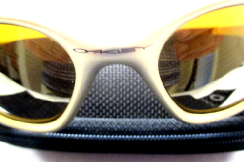 GAFAS DE SOL OAKLEY MINUTE 1.0 GEN 2 FMJ PLATINO ORO IRIDIO LENTES E ICONOS DORADOS - Imagen 13 de 13
