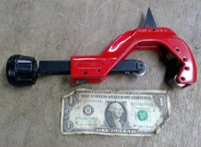 Large Quick Set / Release Tubing Pipe Cutter 5/8" - 2 5/8" Made in USA