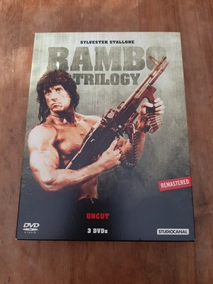 DVD ( Rambo Trilogy ) Uncut  Remastered Deutsch Sylvester Stallone FSK 18 Kult