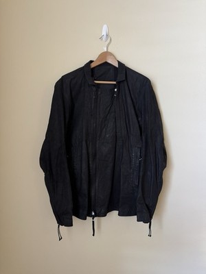 Boris Bidjan Saberi J5 Leather Jacket Black XL