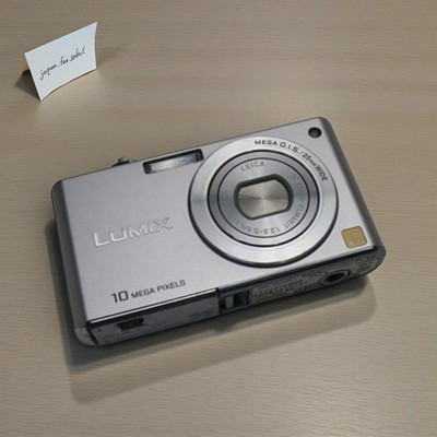 Panasonic LUMIX DMC-FX37 Silver Digital Camera 10.1MP 5x Zoom ISO 100-6400