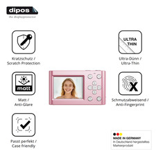4x Film de protection d'écran pour Usteetic DC01 protecteur antireflet dipos