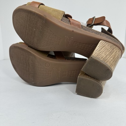 DANSKO Women’s DOMINIQUE Brown Leather Bohemian Sandals US 9-9.5 EU 40 - Picture 9 of 9