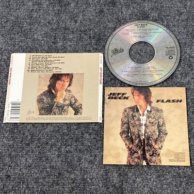 Jeff Beck Flash CD 1985 Epic Classic Rock Guitar Rod Stewart Free Ship No Case