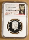 2014 S Proof Kennedy Silver Half Dollar NGC PF 70 Ultra Cameo