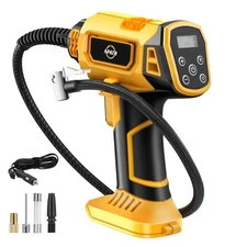 Cordless Tire Inflator Air Compressor for Dewalt 20V Max Battery,150PSI Porta...
