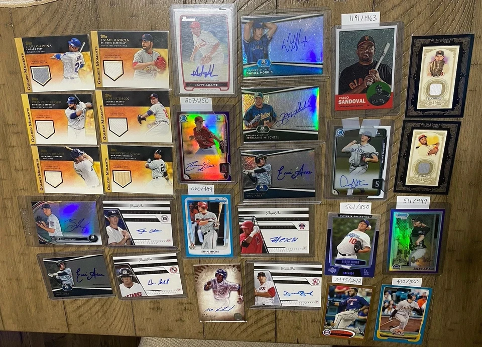 ¡Paquete misterioso de béisbol agotado! 1 All Star, MVP, HOF, Cy Young, ROTY, ¡Star Auto! Foto 3 de 4