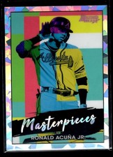 2021 Bowman's Best - Ronald Acuña Jr. Masterpieces Atomic Refractor #BM-10