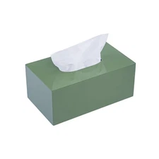 Rectangular Lacquer Tissue Box, Handmade Rectangle Tissue Holder Decorative N...