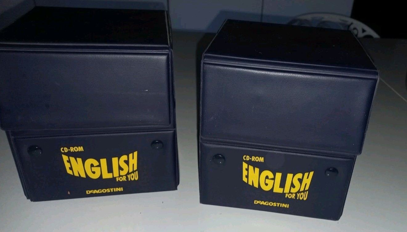 De Agostini English For You set CD-ROM corso inglese Windows 95/98