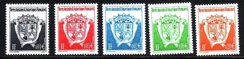 French Southern & Antarctic Territory Sc 295-8 NH ISSUE OF 2002 - ARMS