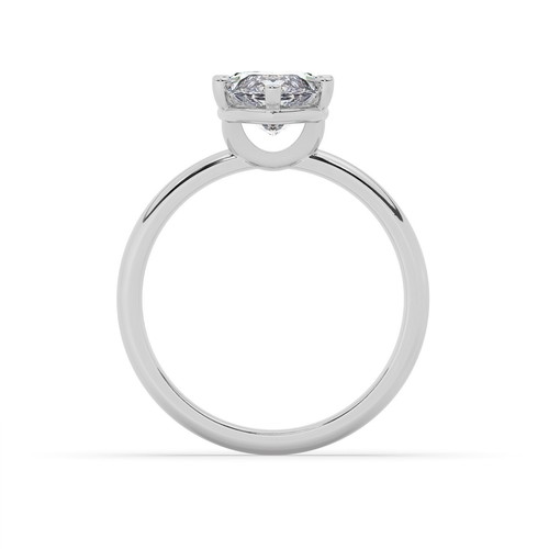 Marquise Solitaire 14K White Gold Engagement Ring,3.00 ct, Lab-grown IGI - Picture 7 of 22