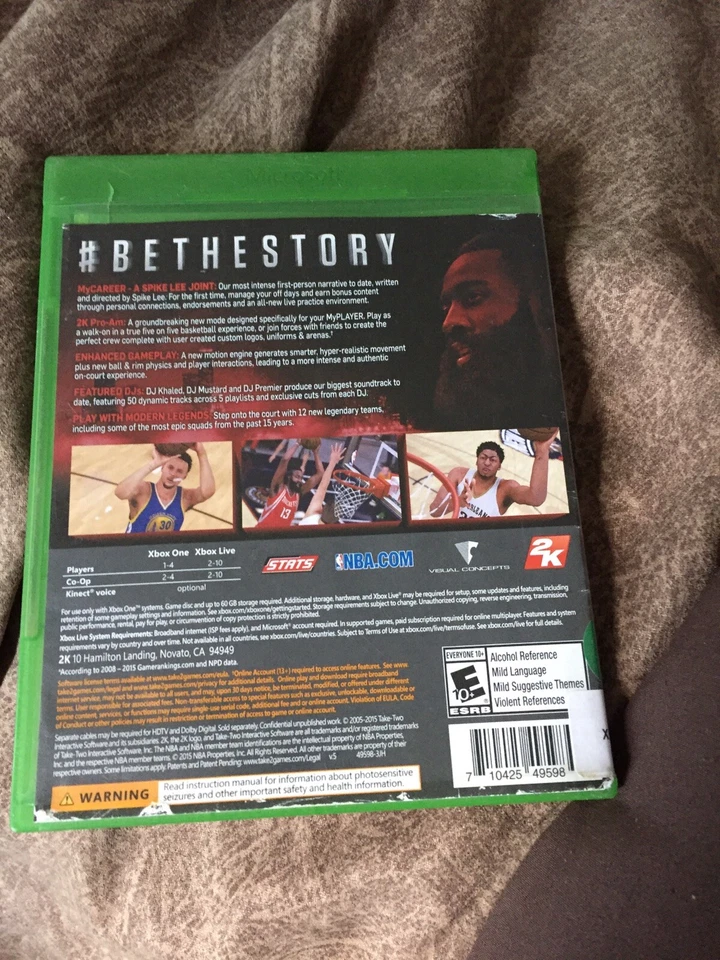 XBOX ONE NBA 2K16  A Spike Lee Joint Basketball - Image 2 of 3