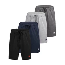 Men's Lounge Shorts with Pockets (4-Pack)