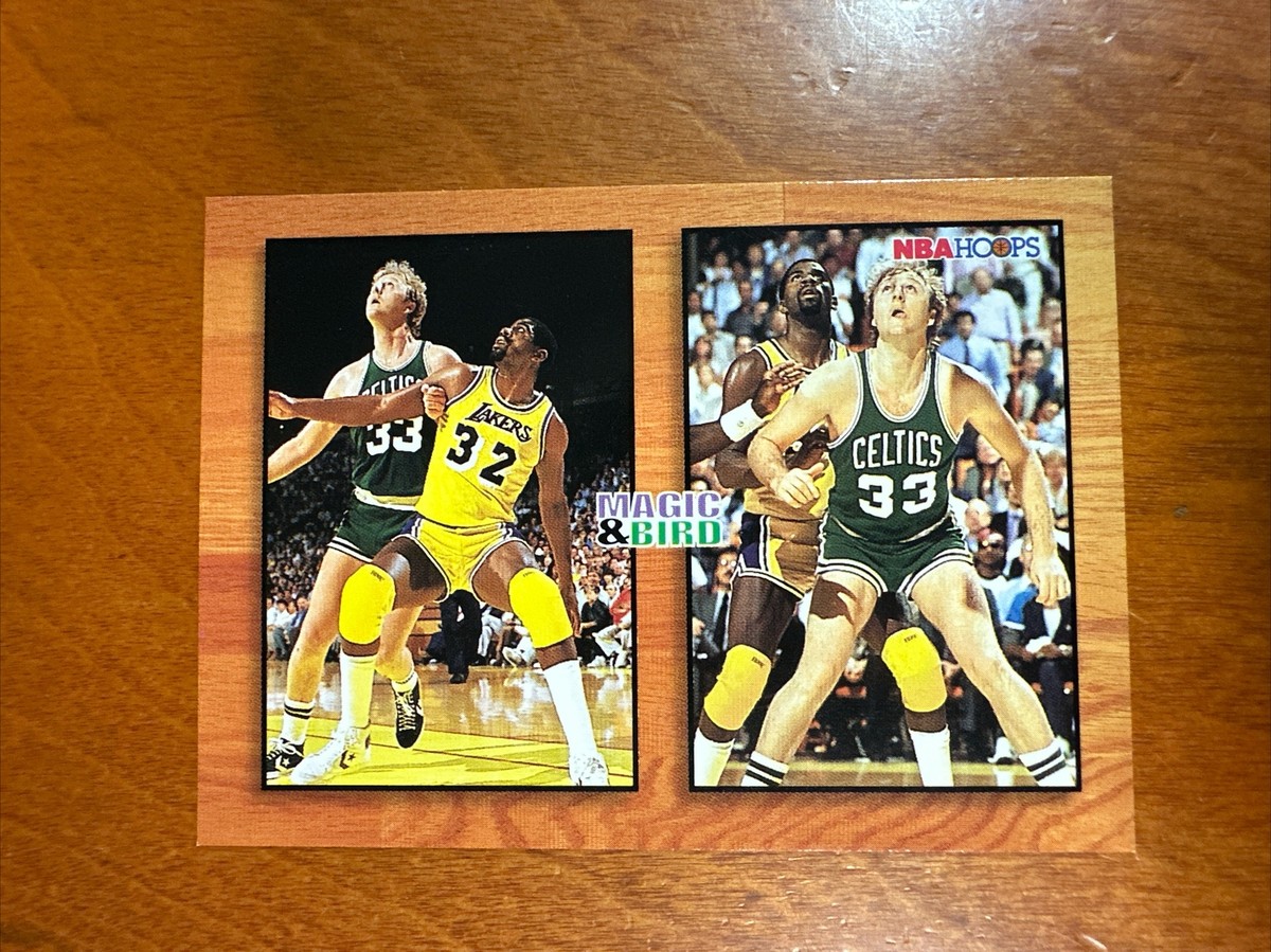 1994 Skybox NBA Hoops Magic & Bird #MB1 Magic Johnson Larry Bird 
