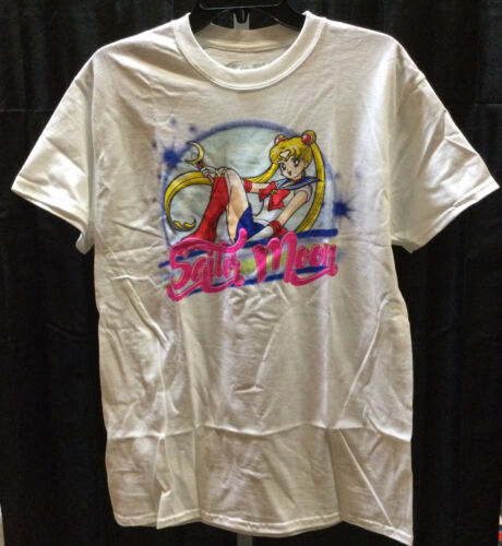 *NWT* Sailor Moon (Size M) Anime White T-shirt “Hard To Find Print”