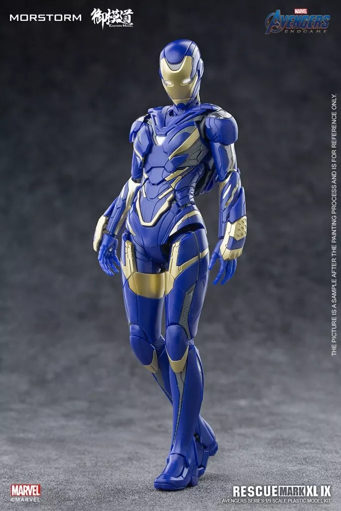 MORSTORM x E model Iron Man Rescue Suit Mark 49 Pepper Potts 1 9 Scale Model Kit