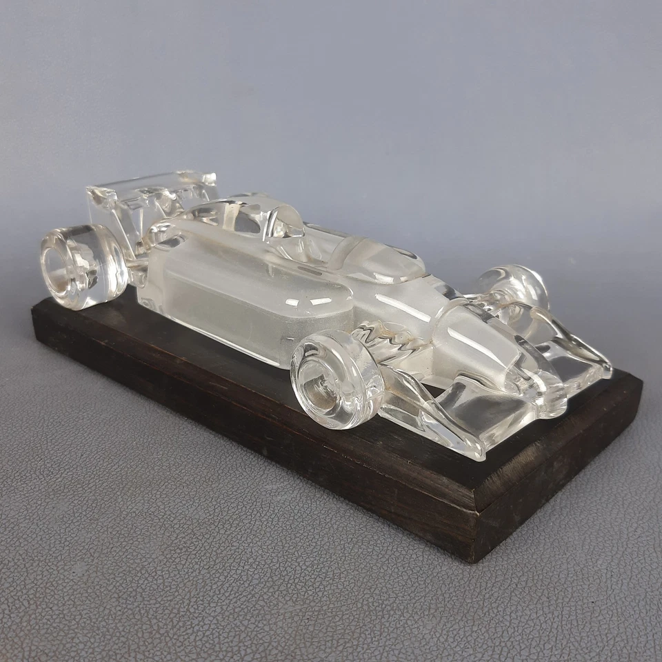 Scultura Cristallo Ferrari Formula 1 Magic Crystal By Nachtmann Vintage 1960 - Immagine 3 di 4