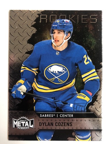 Dylan Cozens 2020-21 Metal Universe #145 Rookie RC Buffalo Sabres!