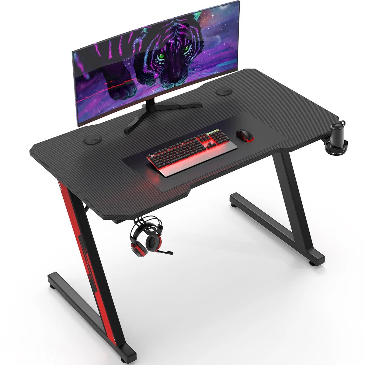 Computer chair 2024 with cup holder