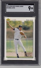 1992 Upper Deck Minor League #5 Derek Jeter SGC 9 ~ Mint ~ Freshly Graded