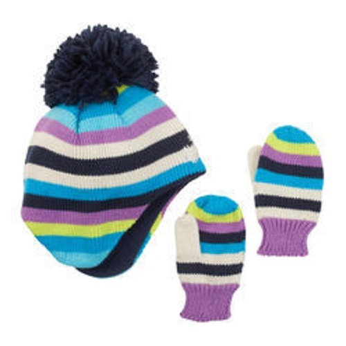 Oshkosh B'gosh 2 Piece Hat & Mittens Set ~ Size 3 to 9 Months ~ New With Tags