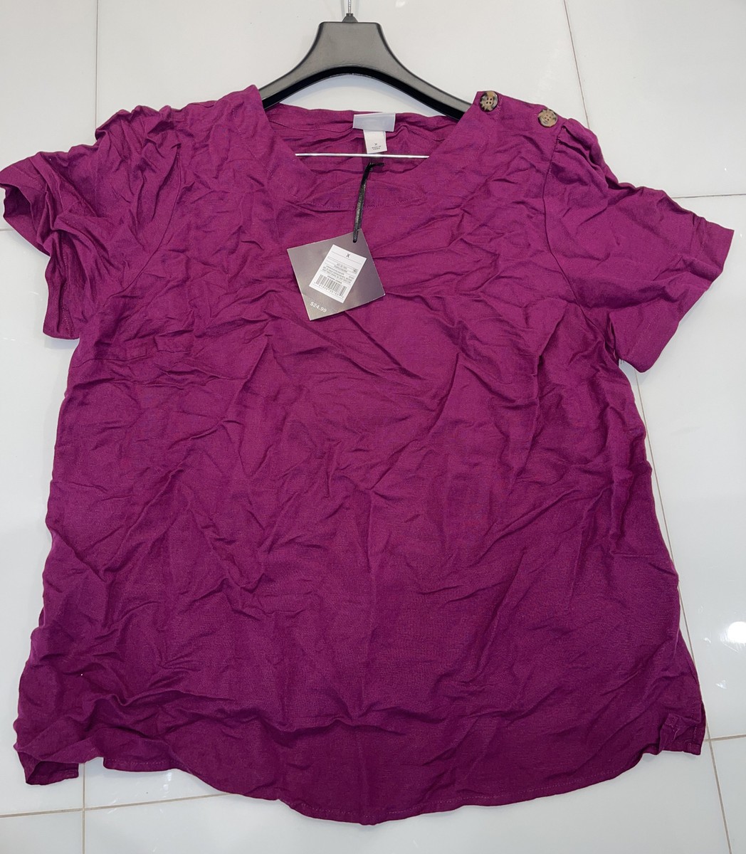 AVAVAV 売れ筋商品|||アヴァヴァヴ シャツ トップス レディース Shirts Purple NWT Ava & Viv purple top size X | eBay