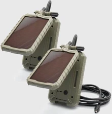 Stealth Cam 3000mAh Solar Panel 2 Pack for Trail Camera Extended Life