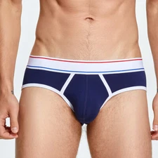 SEOBEAN NEW MEN'S SEXY LOW RISE CANDY COLORED BIKINI BRIEF UNDERWEAR