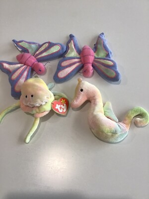 Ty Trendier Beanie Babies.  4