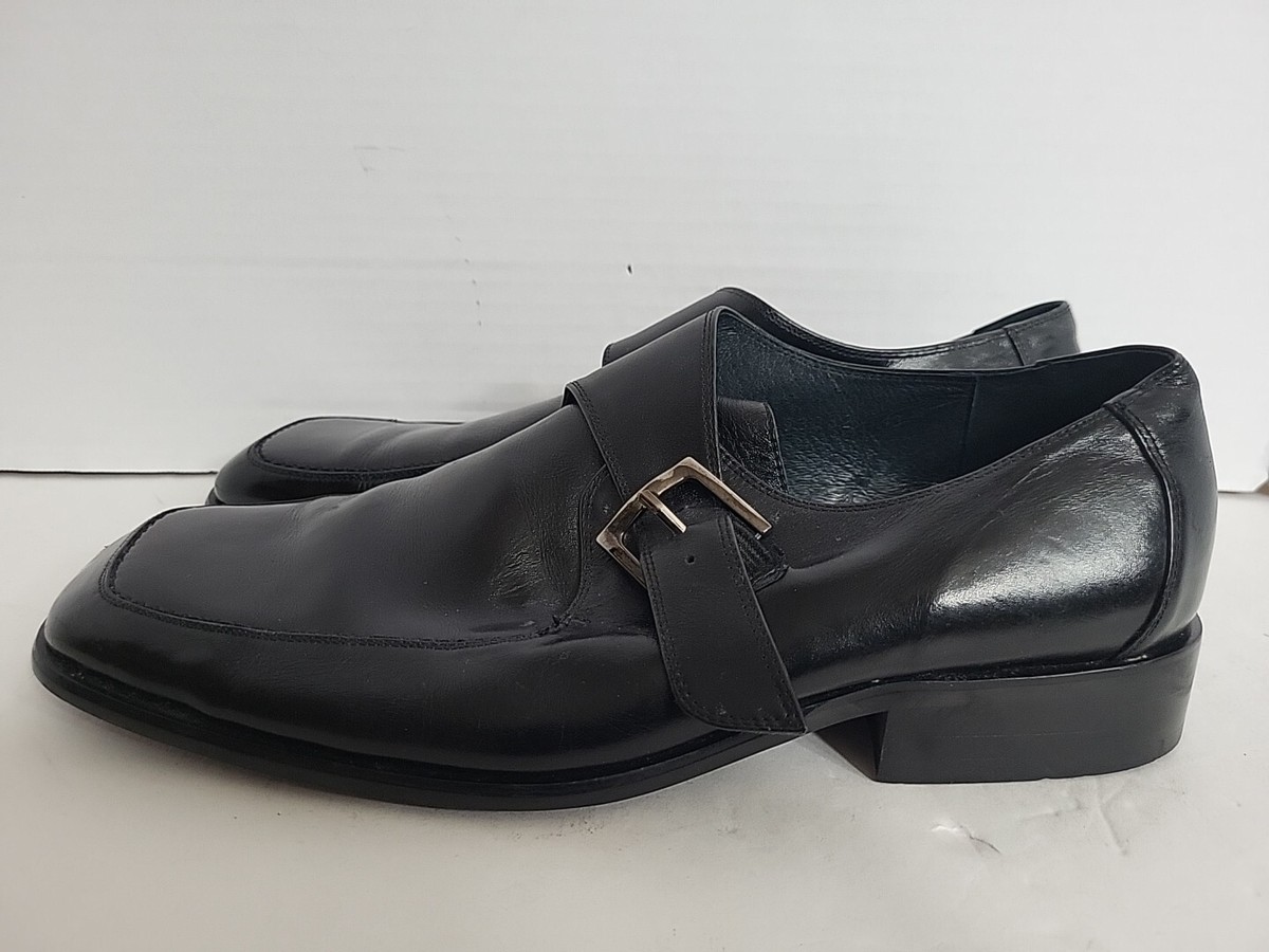 Borgesi Beverly Hills Italian Hand Made Leather Square Toe Oxford Mens 44/10.5 Borgesi Beverly Hills Collection Men main image 4