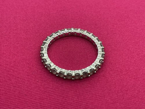 Swarovski Vittore XL Wide Ring Silver Rhodium Size Large 58 Jewellery w Box Used - Picture 11 of 12