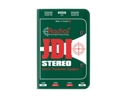 Radial JDI Stereo Passive DI Direct Box for Guitar, Bass, Keyboard PROAUDIOSTAR