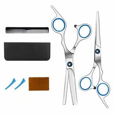 Professional Hair Cutting Scissors Set 6 PCS Hairdressing Scissors Kit