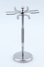 Deluxe Stainless Steel 4 Prongs Safety Razor and Shave Brush Shave Stand Misc. 