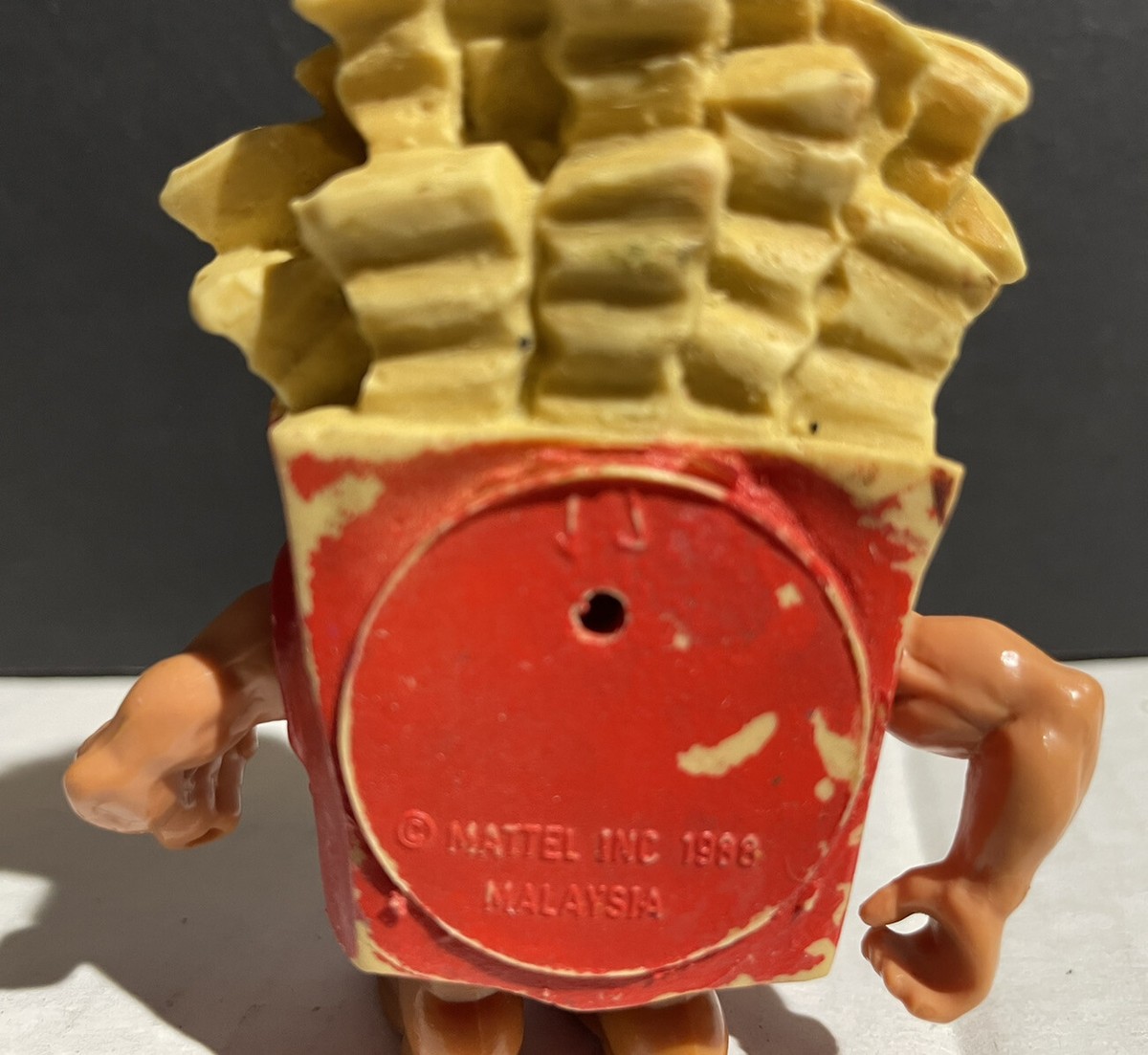 1988 Mattel Food Fighters Fat Frenchy French Fries Figure Loose 4