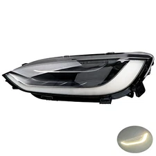 LED Headlight Headlamp Assy Front Left Driver Side For 22-24 Tesla Model X Plaid