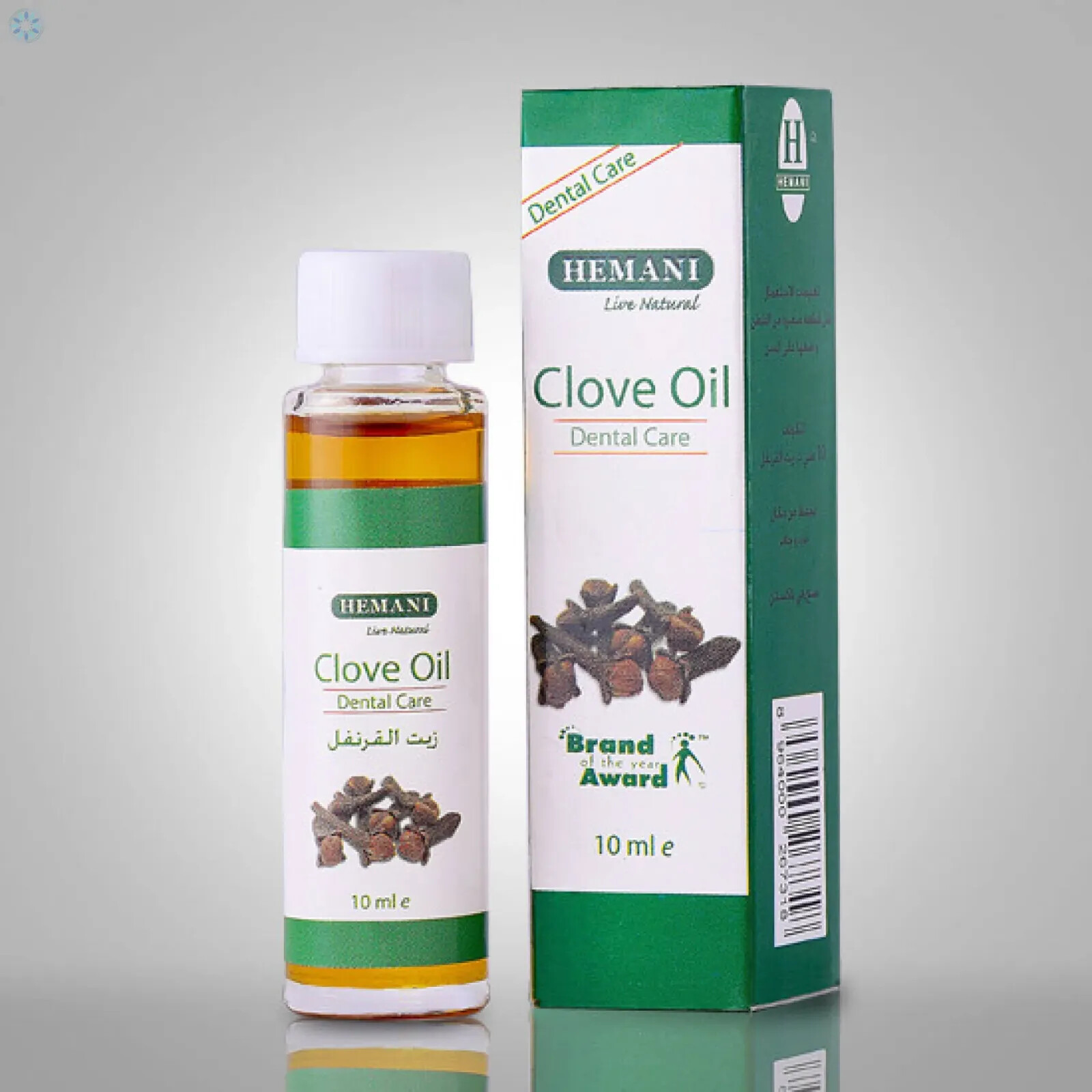 Hemani 10 ml olio di chiodi di garofano 100% naturale. Cura dentale/orale,...