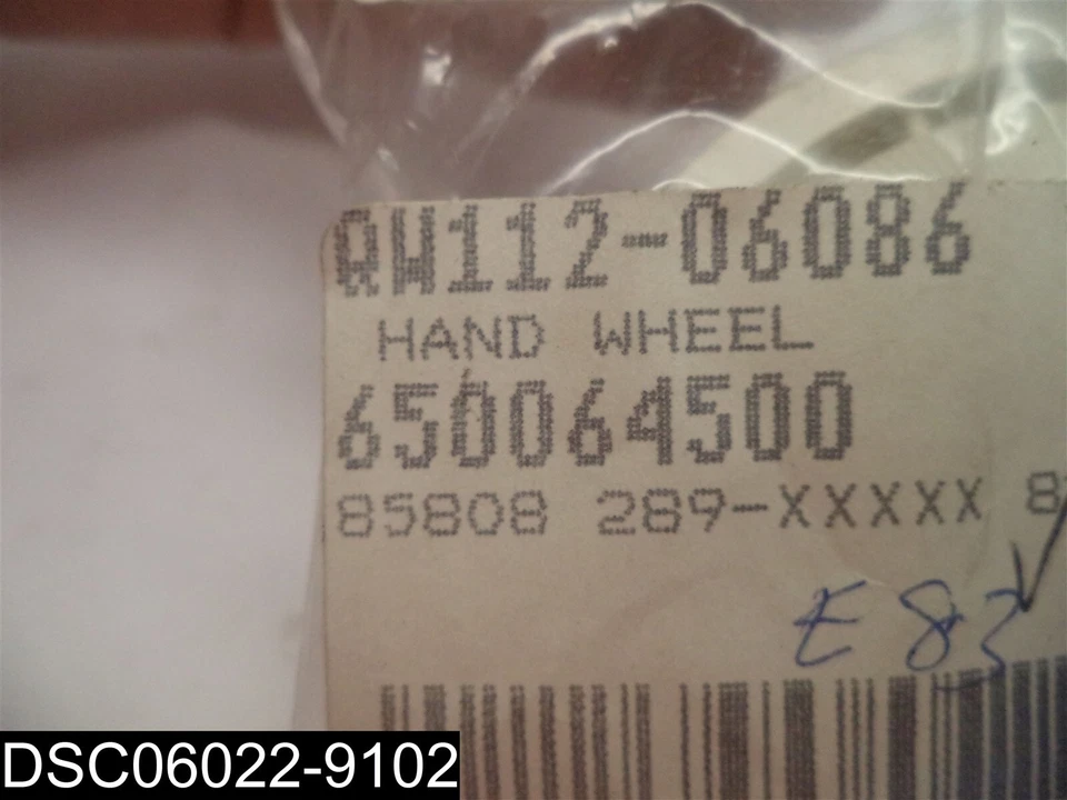 CANTIDAD = 2: 650064500 Rueda de mano blanca RH112-06086 Foto 3 de 4